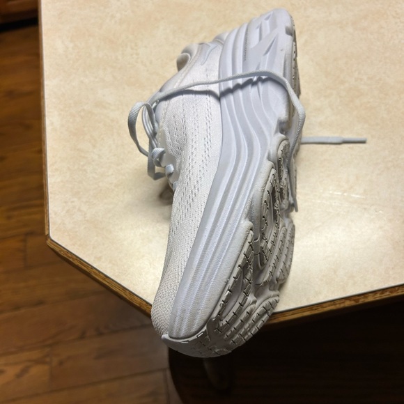 Hoka White Sneakers Breathable Mesh Low-Top - Picture 1 of 4